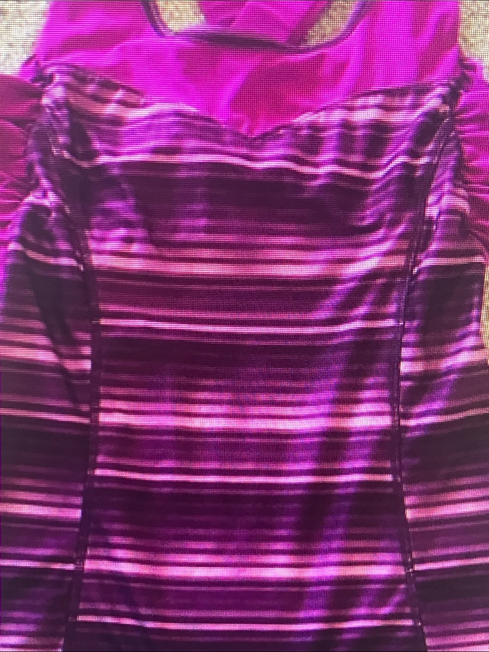 MPG Women’s Fuchsia & Purple Striped Tank Top